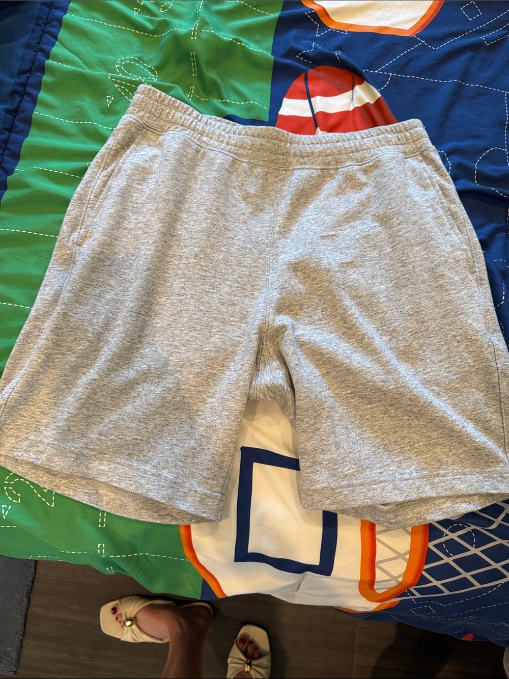 Uniqlo Light Gray Men's Athletic Shorts